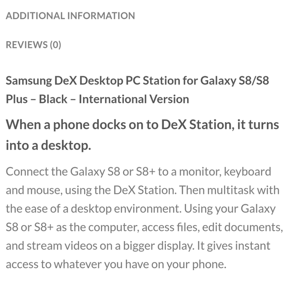 Samsung DeX Station ee-mg950 - Picture 4 of 4
